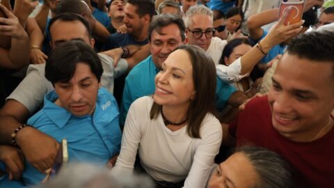 María Corina reapareció Barquisimeto con la Divina Pastora (+fotos y videos)
