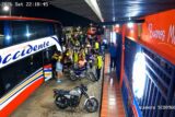 Autobús de Expresos Occidente con fanáticos del Deportivo Táchira en Tinaquillo, Cojedes
