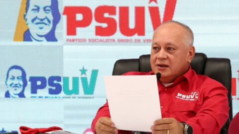 • Diosdado Cabello en la rueda de prensa del PSUV del lunes 26 de octubre de 2026