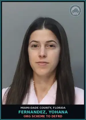 Yohana de la Caridad Fernández, en el caso de fraude con licencias de seguros en Doral