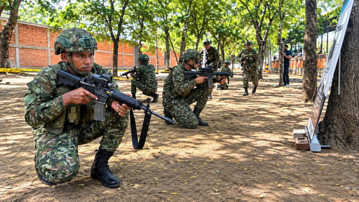 Pasadas las 7:00 de la noche de este jueves, 29 de octubre, comenzaron a llegar a Cúcuta los primeros uniformados de operaciones especiales urbanas, quienes se movilizaron en vehículos blindados del Ejército Nacional