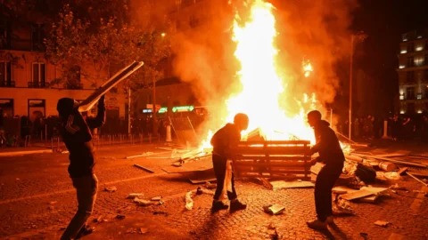 Los disturbios de octubre en Europa.