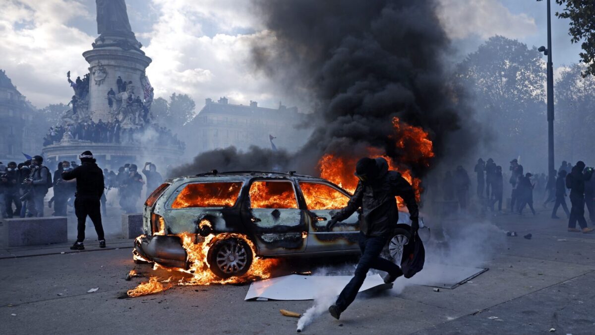 Las protestas del sábado 17 de octubre reunieron hasta 800.000 personas en Francia.